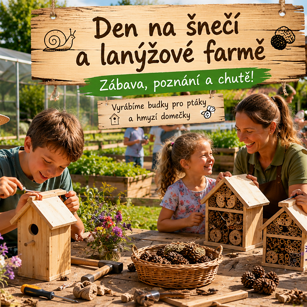 Den na šnečí a lanýžové farmě – program pro děti i dospělé
